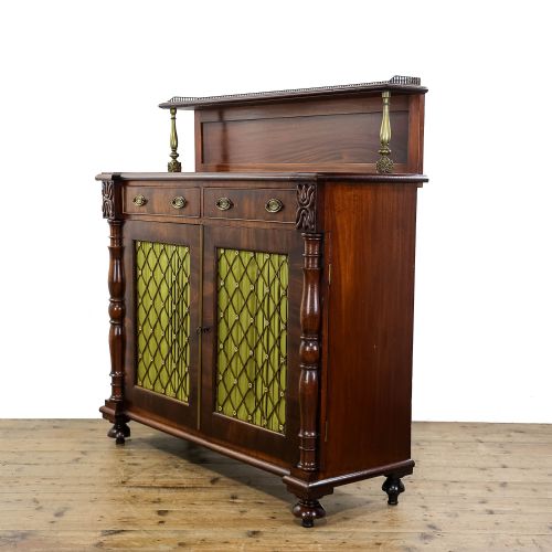 fig 1. Antique Georgian Mahogany Chiffonier Sideboard
