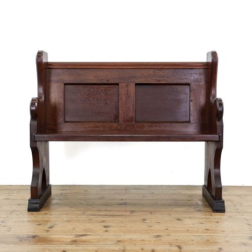 Antique Church Pine Pew
