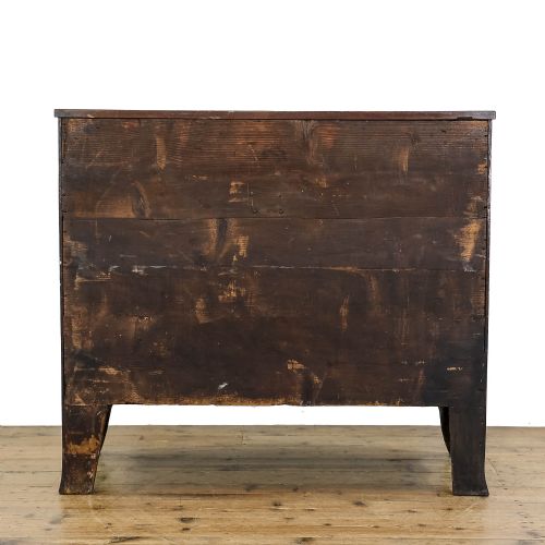 fig 2. Antique Georgian Mahogany Bow Front Chest of Drawers