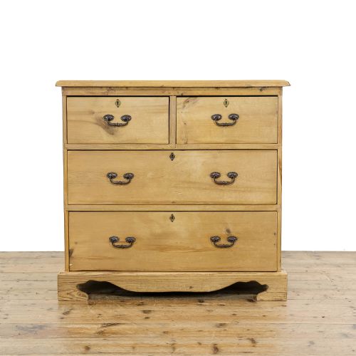Small Antique Edwardian Pine Chest of Drawers
