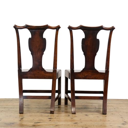 fig 3. Pair of Antique Welsh Oak Dining Chairs
