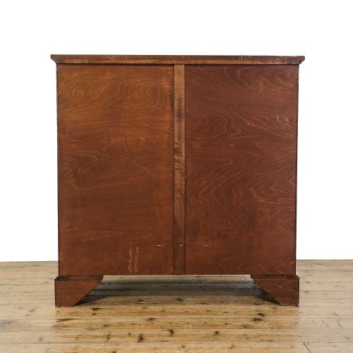 fig 2. Antique Edwardian Mahogany Bow Front Chest of Drawers
