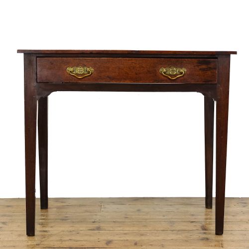 fig 1. Antique Oak Side Table 
