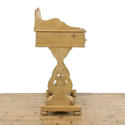 fig 1. Antique Victorian Style Pine Washstand
