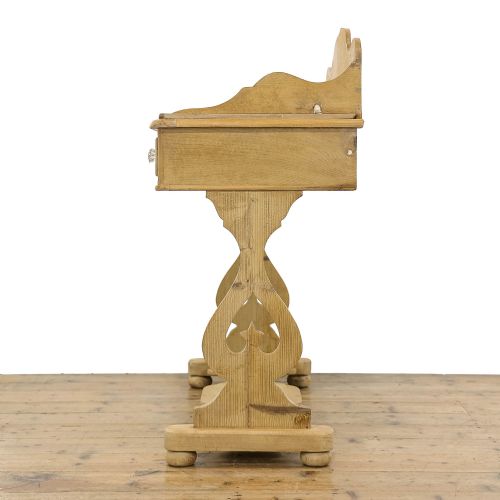 fig 3. Antique Victorian Style Pine Washstand

