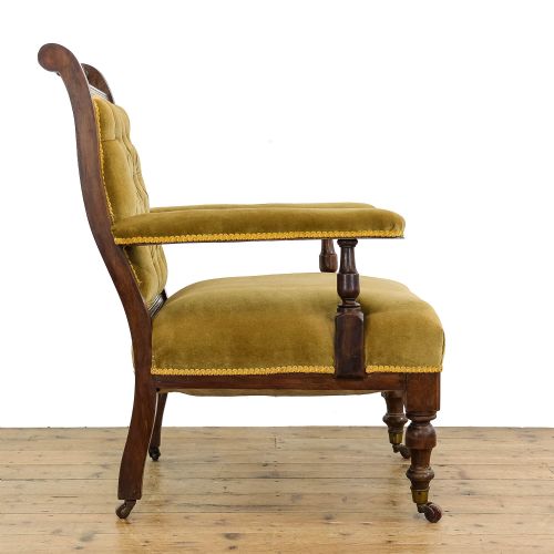 fig 1. Antique Victorian Upholstered Armchair