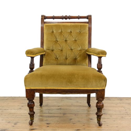 fig 2. Antique Victorian Upholstered Armchair