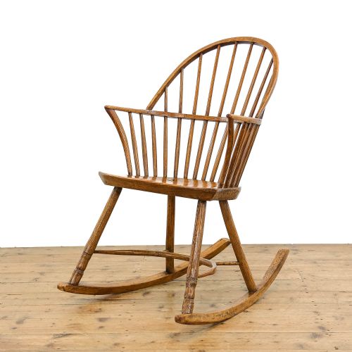 fig 1. Antique 18th Century Windsor Rocking Chair