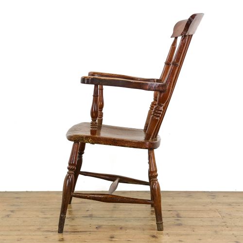 fig 2. Antique Windsor Oak Armchair
