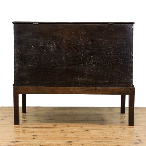 fig 3. Antique 17th Century Carved Oak Chest