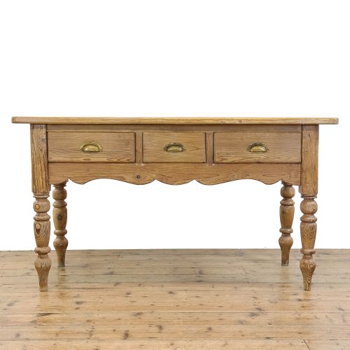 Antique Victorian Pine Work Table
