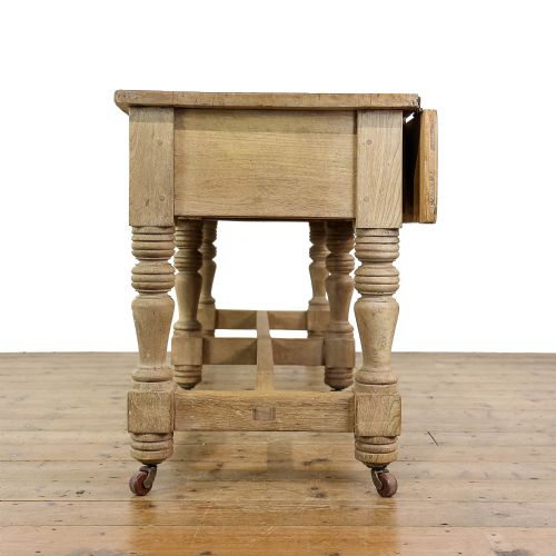 fig 1. Antique 19th Century Pine Farmhouse Sideboard Table