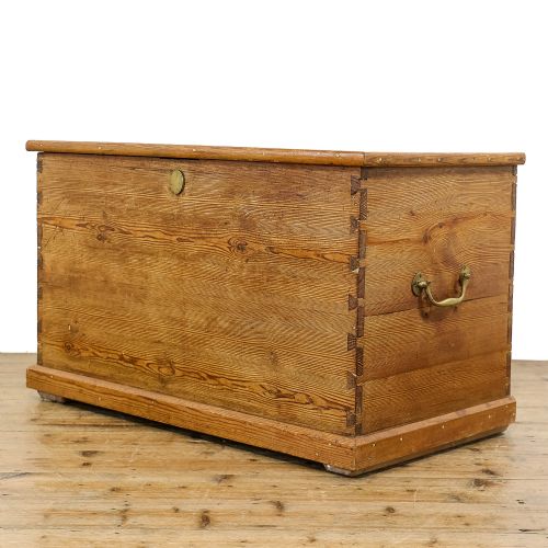 Antique Pine Blanket Box
