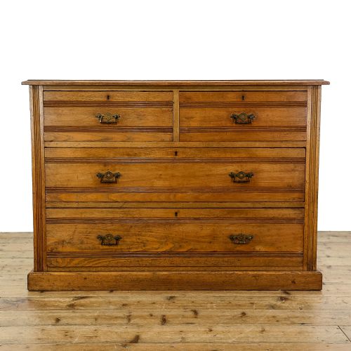 Antique Victorian Oak Chest of Drawers
