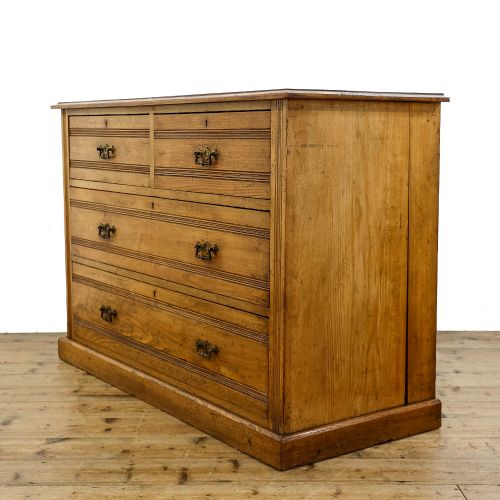 fig 1. Antique Victorian Oak Chest of Drawers