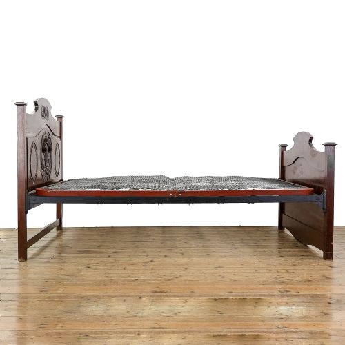 fig 3. Antique Welsh Carved Bed