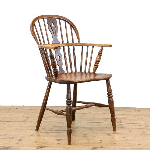 fig 1. Set of Four 19th Century Windsor Armchairs