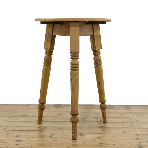 fig 1. Antique Pine Tripod Table
