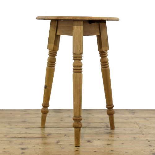 fig 2. Antique Pine Tripod Table

