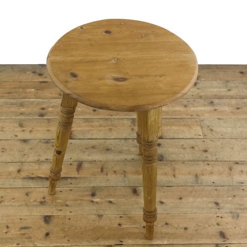 fig 3. Antique Pine Tripod Table
