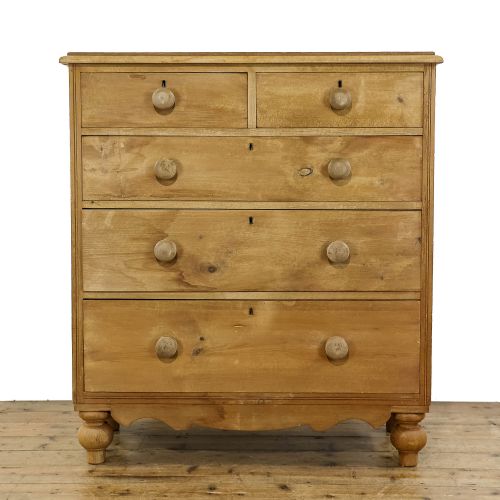 Antique Victorian Pine Chest of Drawers
