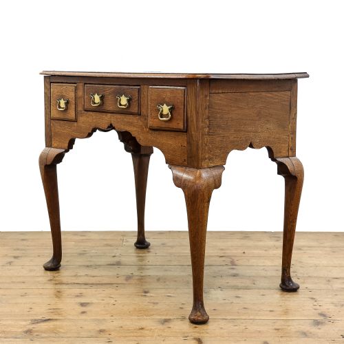 fig 1. Antique 19th Century Oak Lowboy