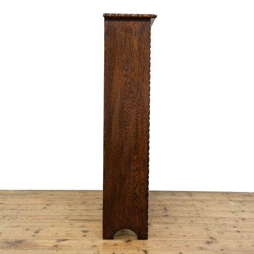 fig 1. Antique Early 20th Century Oak Bookcase