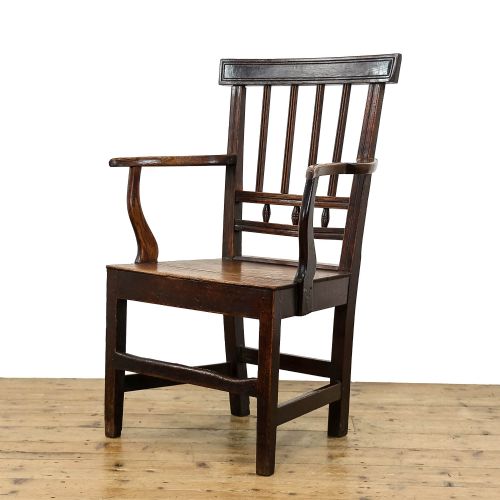 Antique Early 19th Century Welsh Oak Armchair