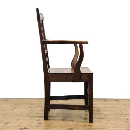 fig 1. Antique Early 19th Century Welsh Oak Armchair
