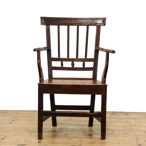 fig 2. Antique Early 19th Century Welsh Oak Armchair