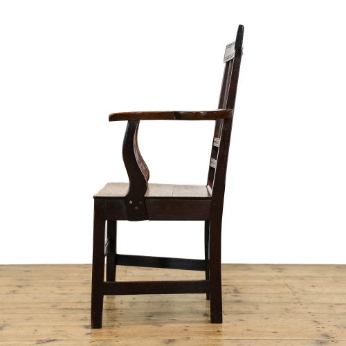 fig 3. Antique Early 19th Century Welsh Oak Armchair