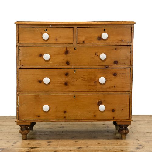 Antique Victorian Pine Chest of Drawers