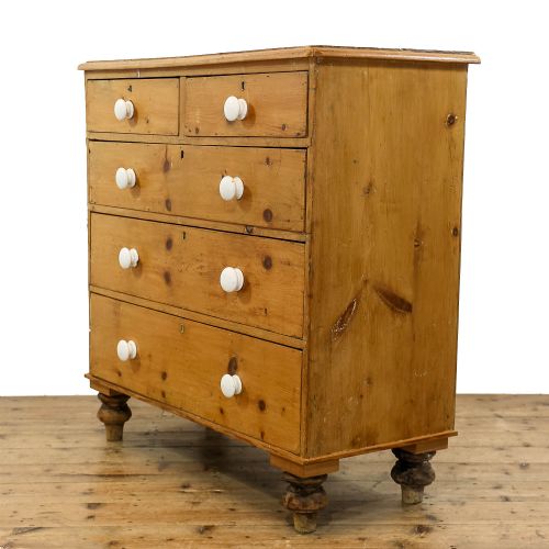fig 3. Antique Victorian Pine Chest of Drawers