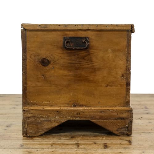 fig 2. Antique Victorian Rustic Pine Trunk