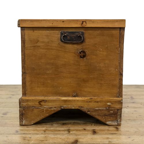 fig 3. Antique Victorian Rustic Pine Trunk
