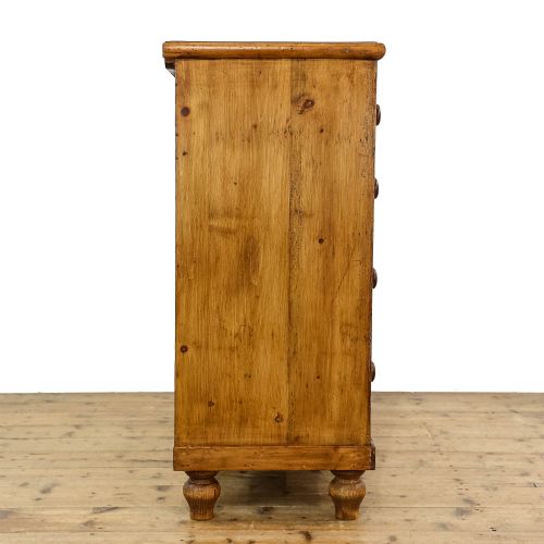 fig 1. Antique Victorian Stained Pine Chest of Drawers