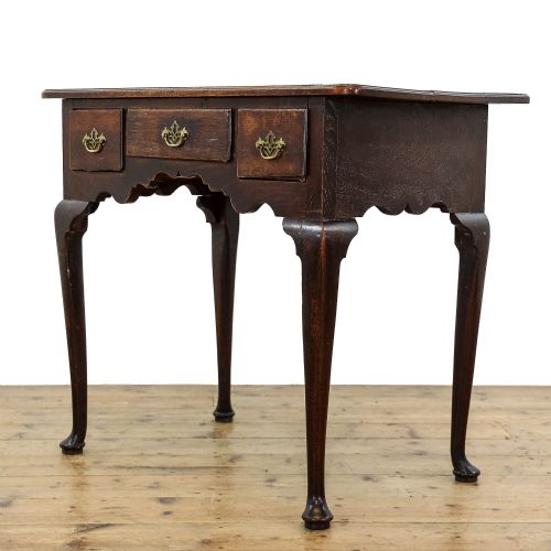 Late 18th Century Antique Oak Lowboy Table