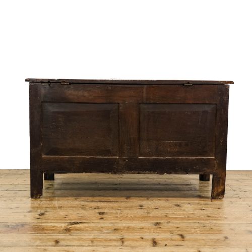 fig 3. Antique 18th Century Oak Coffer