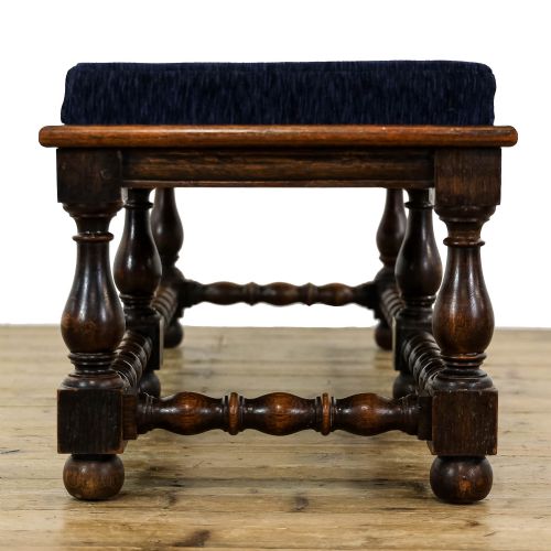 fig 2. Antique Oak Window Seat Bench