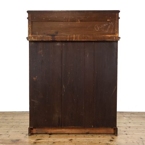 fig 1. Antique Late Victorian Walnut Bookcase