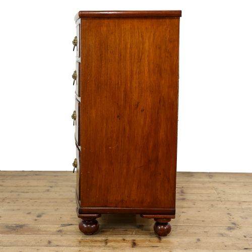 fig 3. Antique Mahogany Bow Front Chest of Drawers
