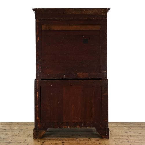 fig 3. Antique Georgian Mahogany Chest on Chest