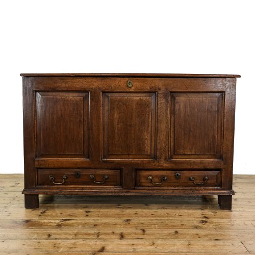 fig 3. Antique Georgian Oak Mule Chest