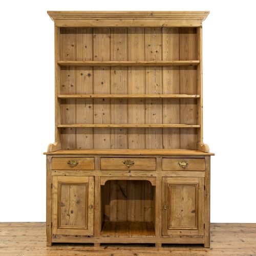 Antique 19th Century Rustic Pine Dresser