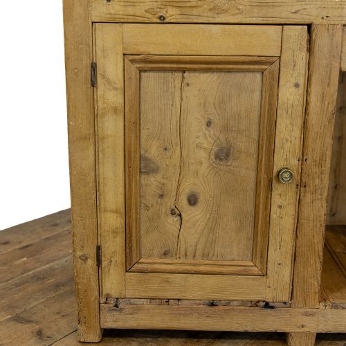 fig 1. Antique 19th Century Pine Kitchen Dresser Base