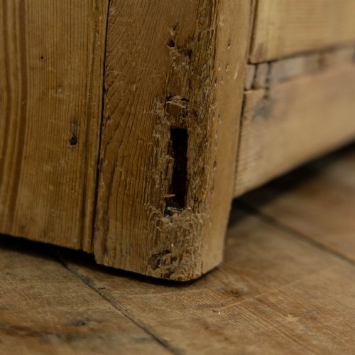 fig 3. Antique 19th Century Pine Kitchen Dresser Base