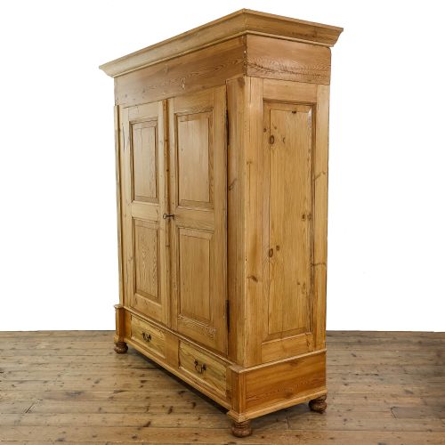 fig 1. Antique Stripped Pine Wardrobe
