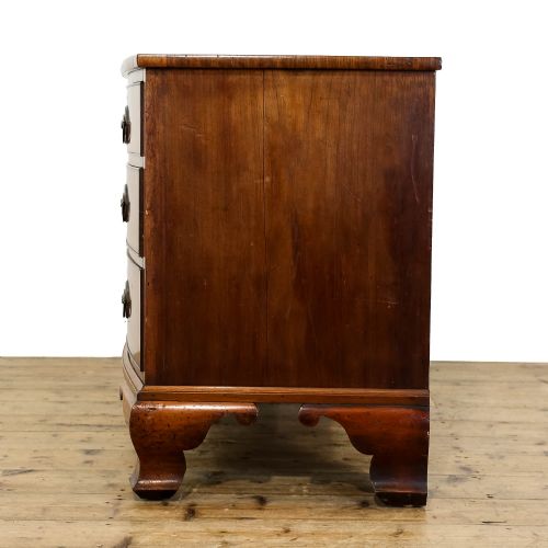 fig 1. Antique Mahogany Bow Fronted Chest of Drawers