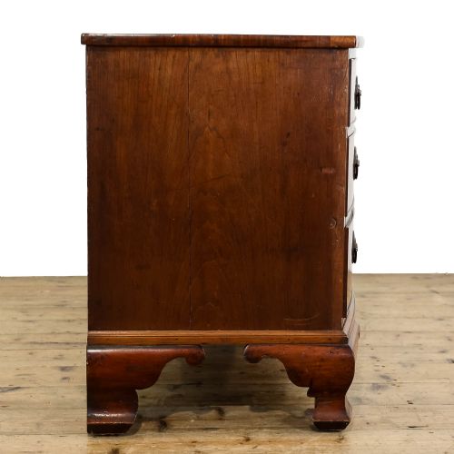 fig 3. Antique Mahogany Bow Fronted Chest of Drawers