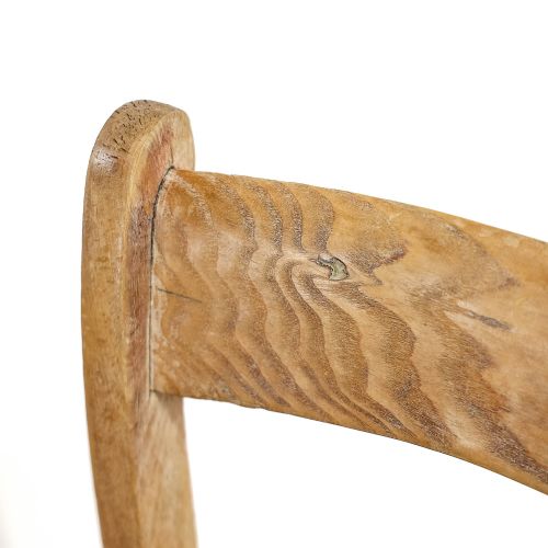 fig 3. Set of Four Elm and Beech Oxford Bar Back Kitchen Chairs
